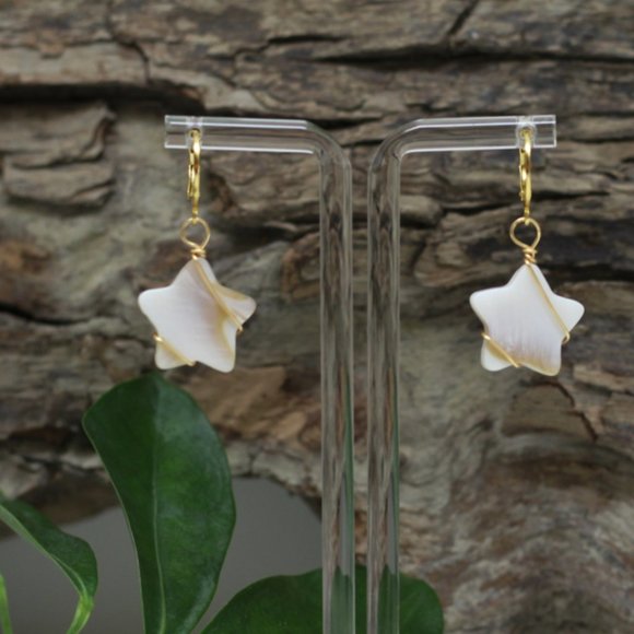 Earrings / gold-plated / hypoallergenic - Picture 1 of 6